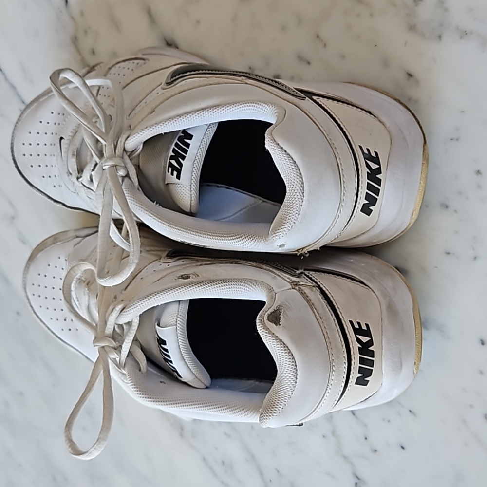 Nike Men's White City Court Leather Tennis Shoes 9.5 - Picture 4 of 9